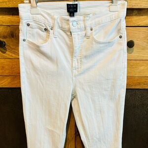 J.Crew White Skinny Jeans